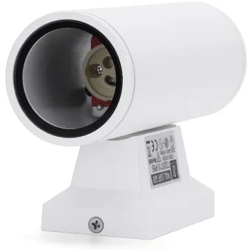 Aigostar - Kültéri fali lámpa 2xGU10/230V fehér IP65 kerek