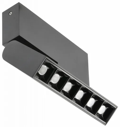 Lámpa Mennyezeti lámpatest SIERRA 18W 1620lm, AC220-240V, 50/60 Hz, PF>0,9, Ra≥80, IP20, IK08,4000K, 48°, fekete