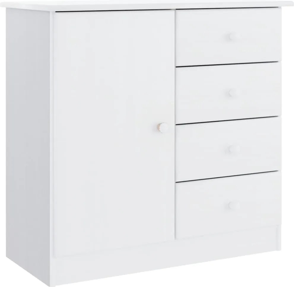 vidaXL ALTA tömör fenyőfa TV-szekrény 77x35x73 cm