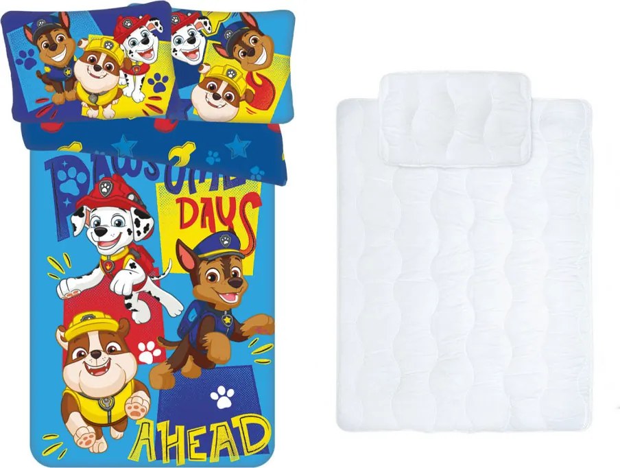 Mancs Őrjárat Days Ahead gyerek, ovis ágyneműhuzat és paplan/párna szett 100x135 cm 40x60 cm