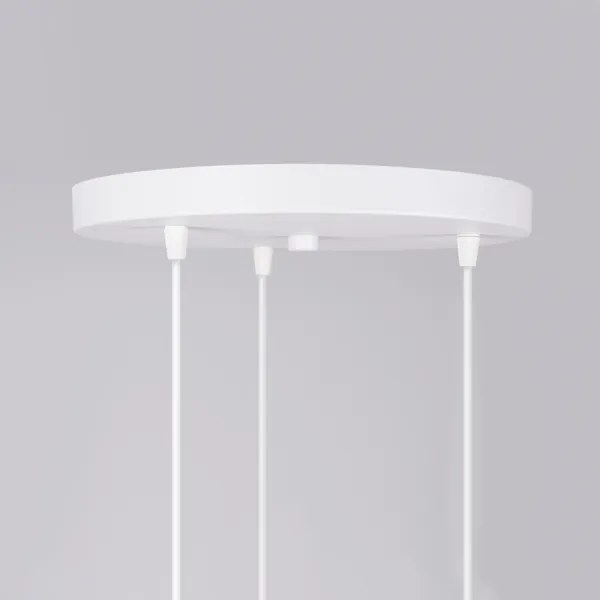 Sollux SL.1357 - Csillár zsinóron HYPERION 3xG9/8W/230V fehér