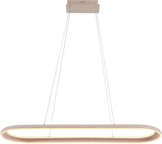 LED csillár kábelen CASHMERE LED/80W/230V 30x100 cm bézs