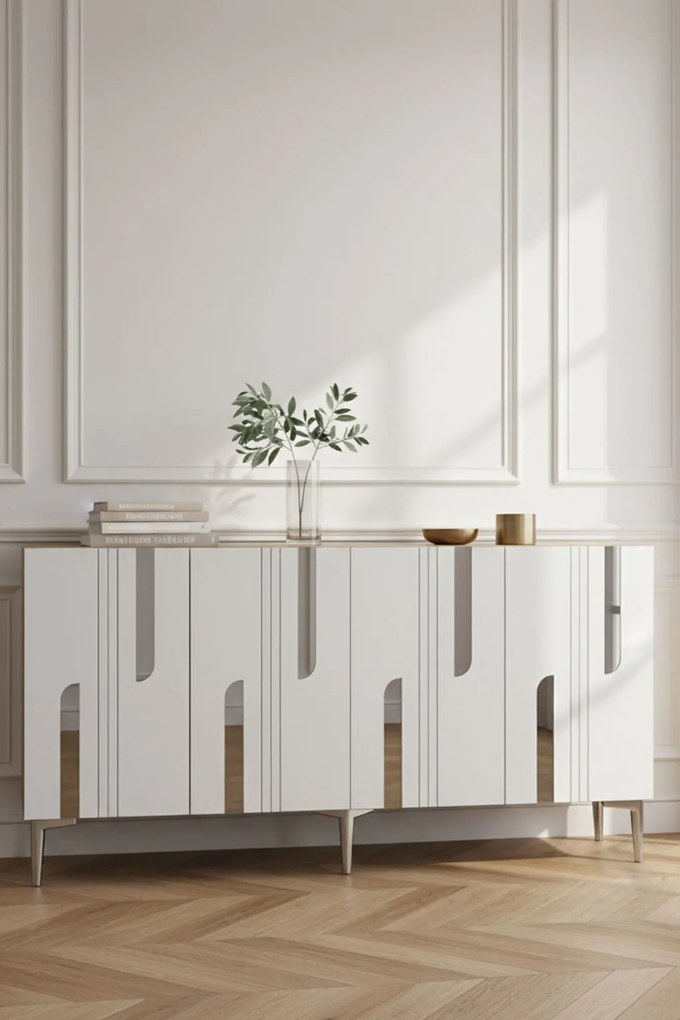 Nota 150 - Sapphire Oak, White, Silver