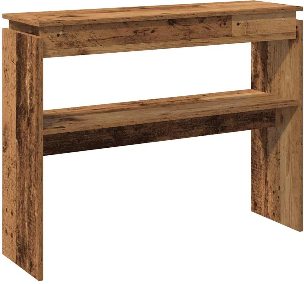 vidaXL szürke sonoma szerelt fa tálalóasztal 102x30x80 cm