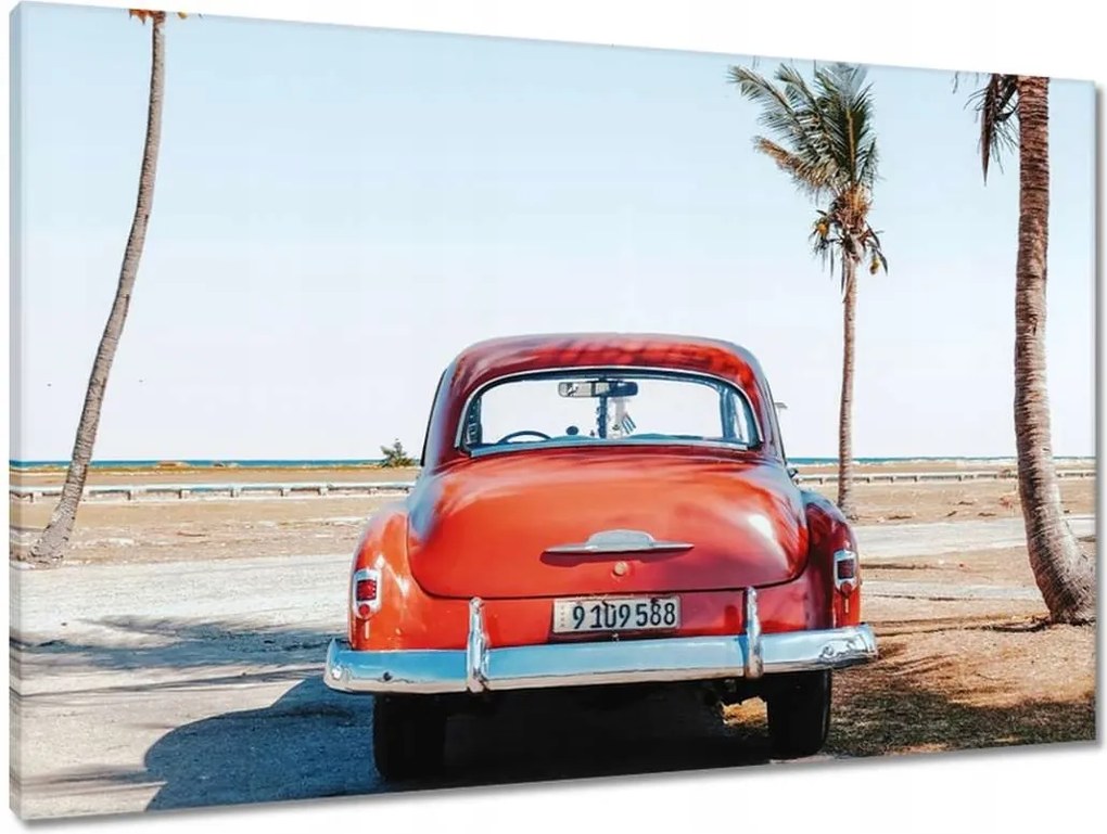 Vászonkép 90x60 Kubai autók Kuba
