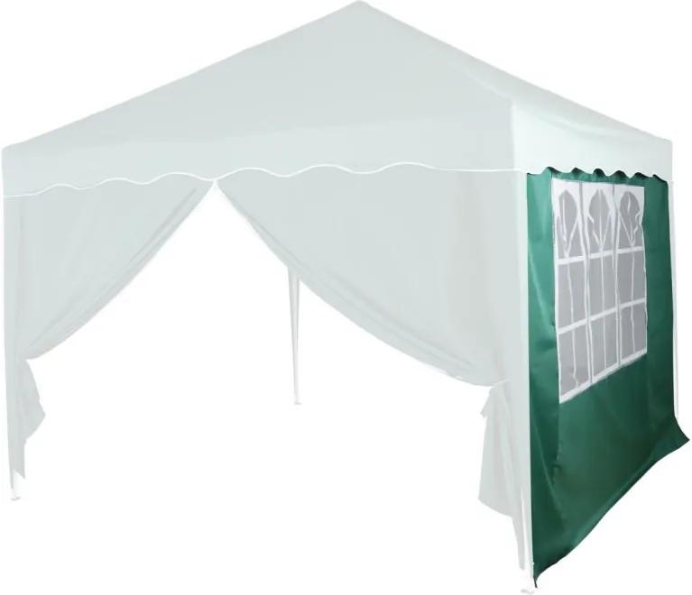Tartalék oldal sátorhoz ablakkal - zöld