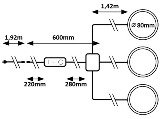 Rabalux 78043 - KÉSZLET 3x LED Dimmelhető szekrényvilágítás SOCAVI 3xLED/1W/230V 4000K