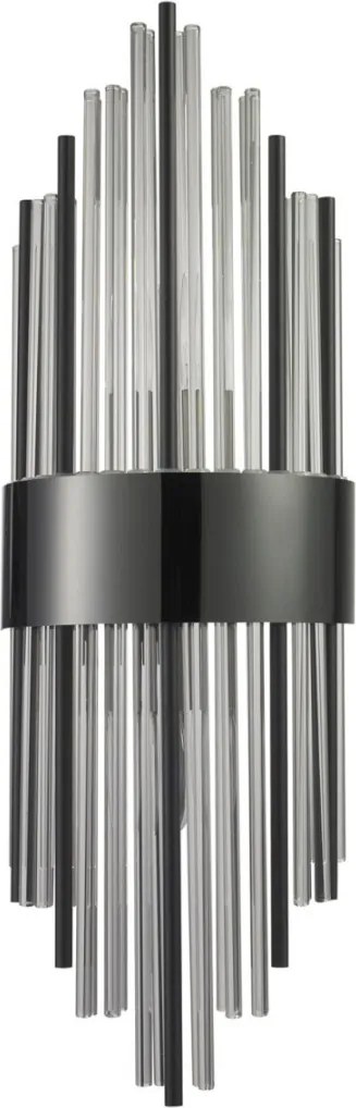 Step Into Design DRACO ST-88003W-M black Fali lámpa 2x20W/E14 IP20