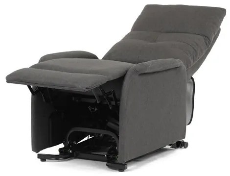 Elektromos vezérlésű szürke szövet dönthető fotel. TV-5482 GREY2