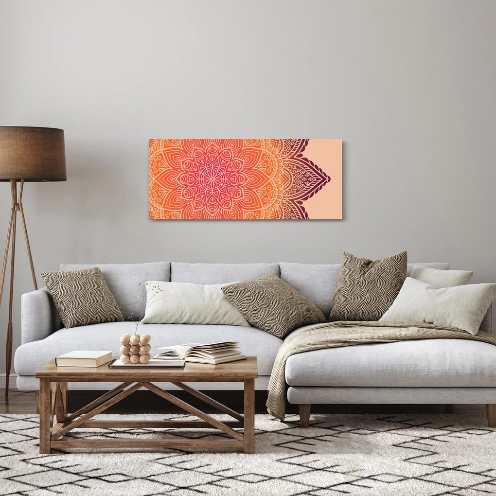 Kép - mandala art (120x50 cm)