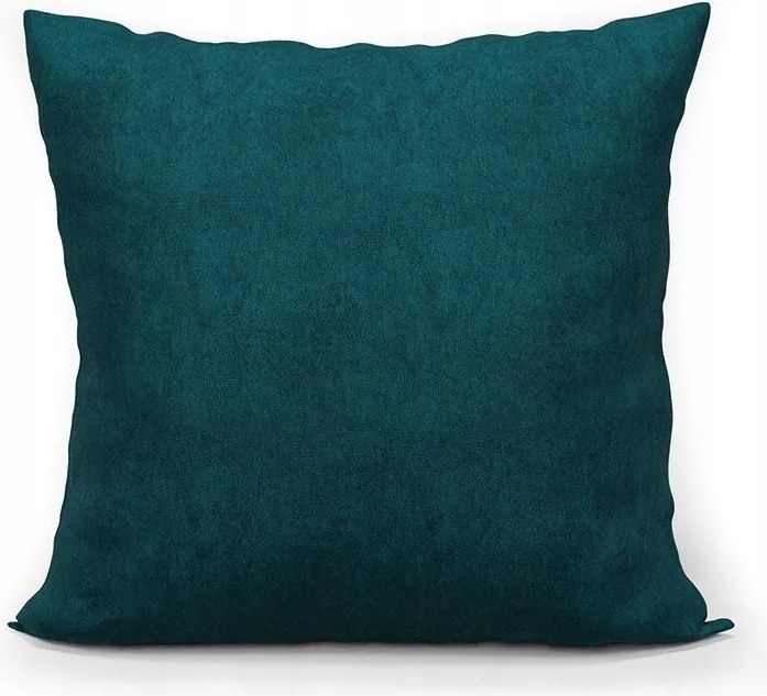 Milas Párnahuzat, 40x40cm, sötét türkizkék; petrol