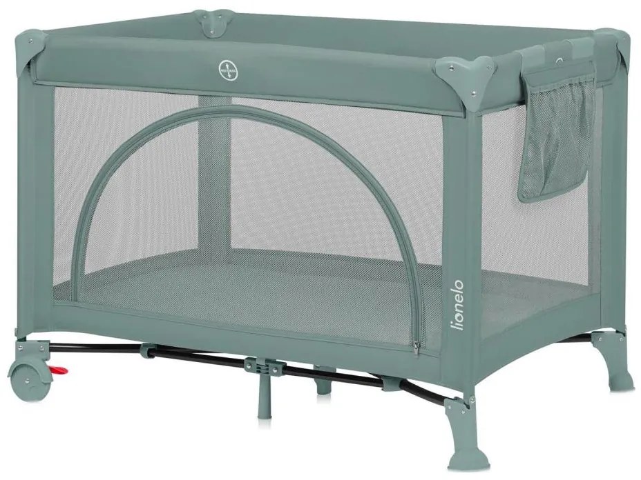 Lionelo - Utazóágy LAURA zsályazöld