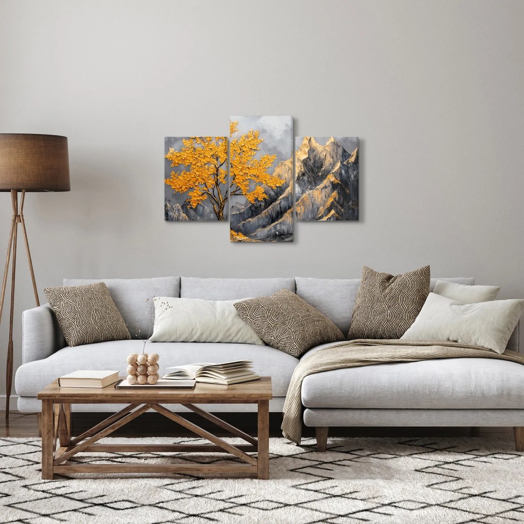 Kép – Arany fa a hegyekben (90x60 cm)