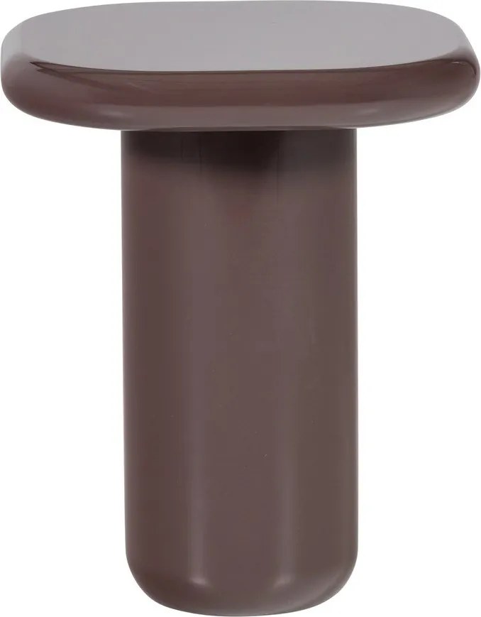 Fényes tárolóasztal 50x50 cm Zava – WOOOD