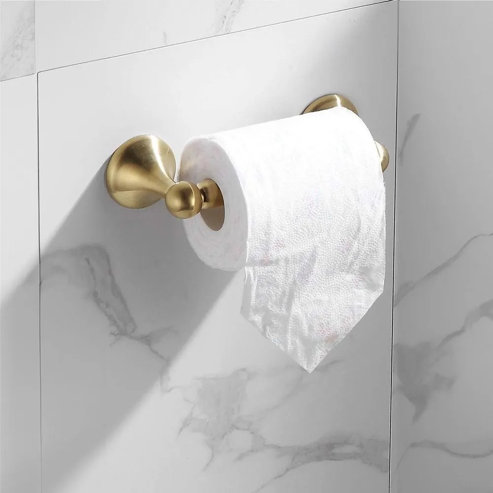 Falra szerelhető wc papír tartó 332869 Brush Gold