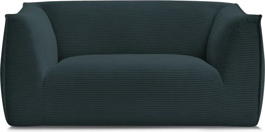 Sötétkék kordbársony kanapé 170 cm Giorgia – Bobochic Paris