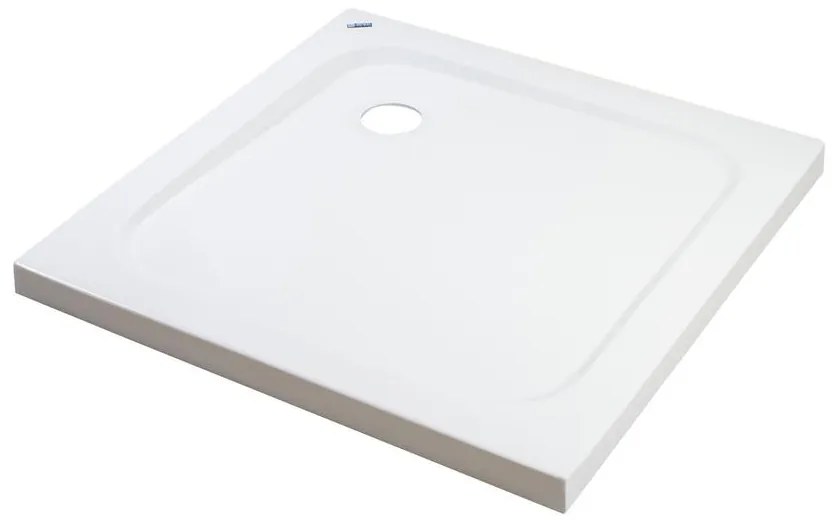 Coria 90x90x5 cm szögletes, akril zuhanytálca szifonnal