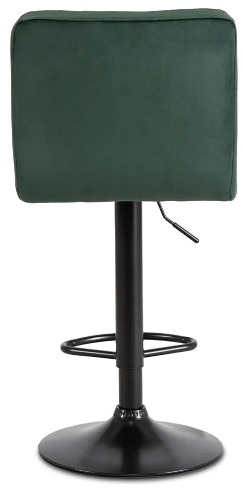 Zöld Bársony Bárszék NERO
