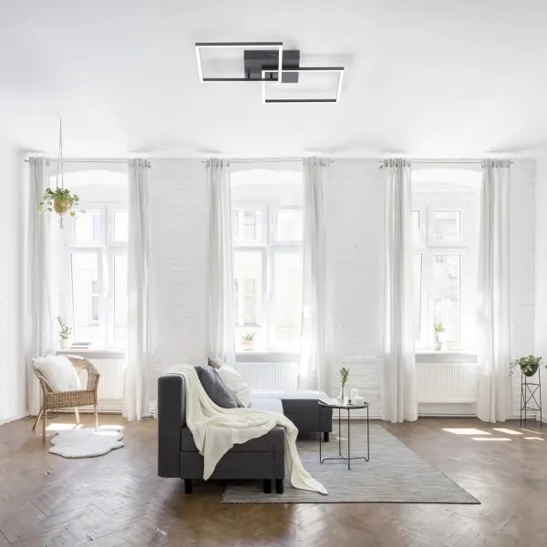 Leuchten Direkt 14141-18 - LED Szabályozható lámpa IVEN 2xLED/13,5W/230V + távirányító