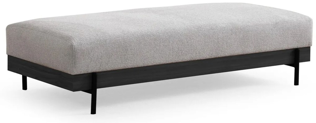 Eti Black Pouffe Grey zsámoly