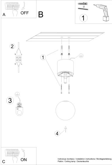 Sollux SL.1190 - Spotlámpa BOOMO 1xG9/8W/230V