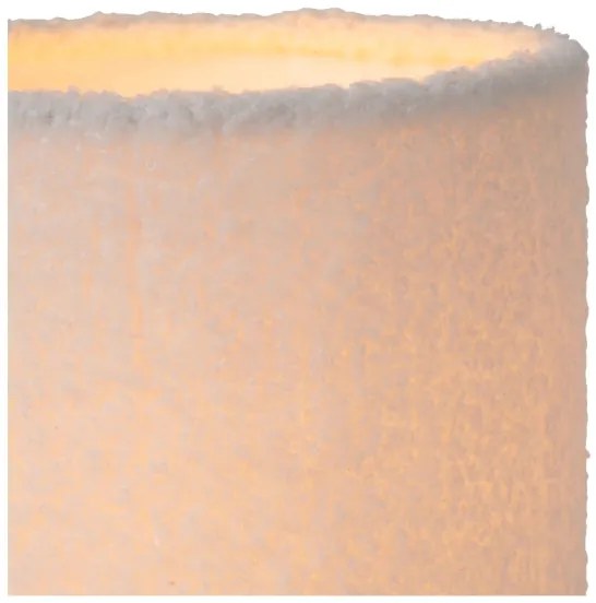 Lucide 10516/01/38 - Asztali lámpa WOOLLY 1xE14/40W/230V krémes