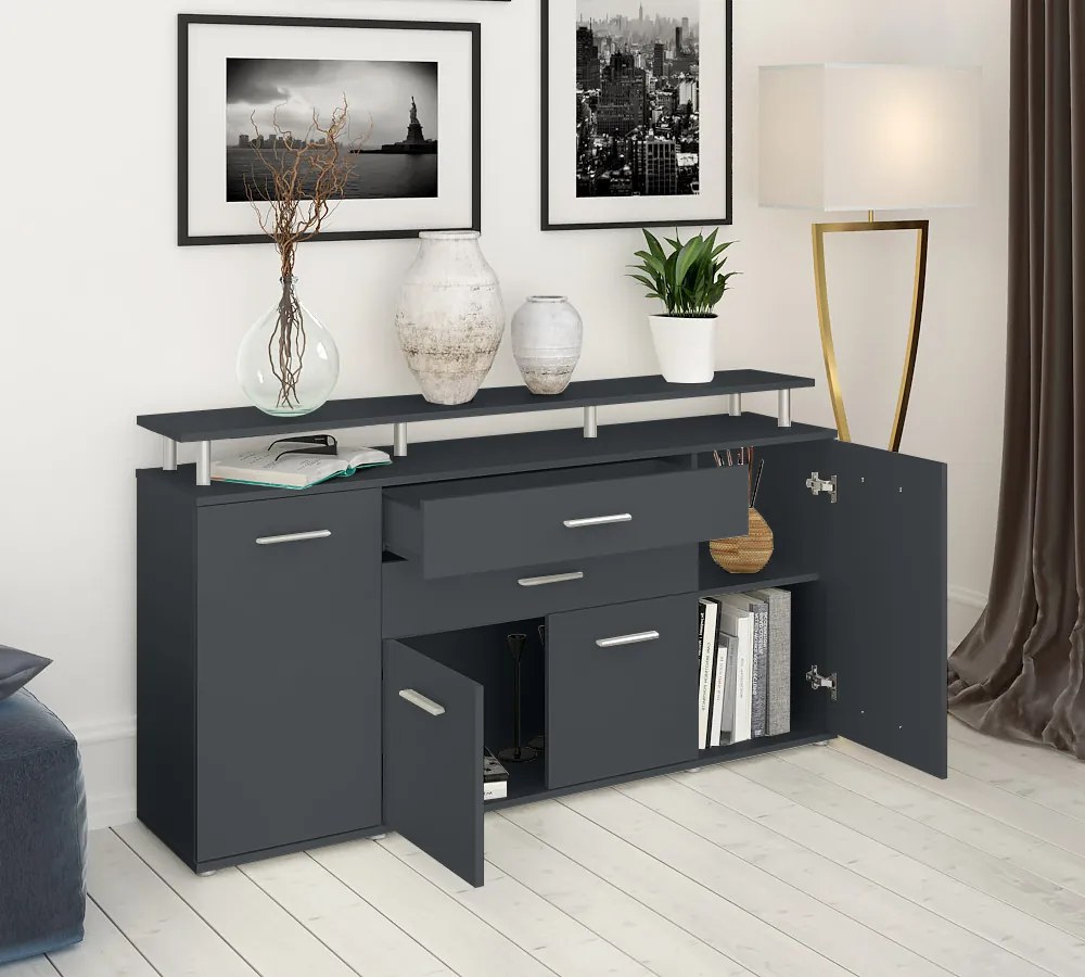 HANOLA szekrény, grafit