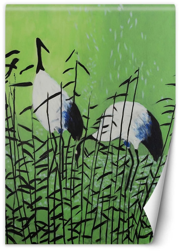 Gario Fotótapéta Herons, mintha kézzel festett lenne Anyag: Vlies, Méret: 150 x 210 cm