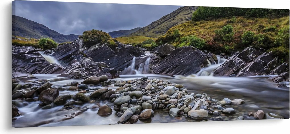 Folyó víz képe (120x50 cm)