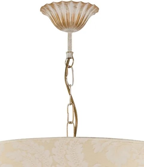 Brilagi - Láncos csillár SONIA 3xE27/15W/230V átm. 56 cm krémszínű/patina