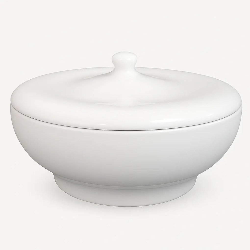 RAK fehér porcelán leveses tál 3,45 liter