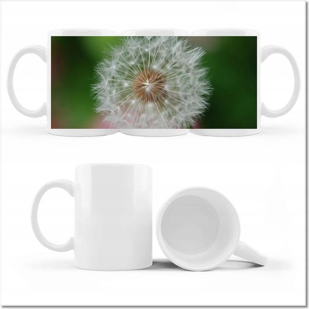 Nyomott mintás bögre Pitypang Virág Virágok