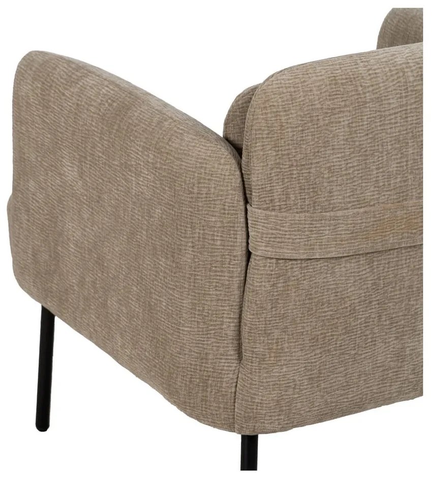 Bézs zsenília fotel Bind – Ixia