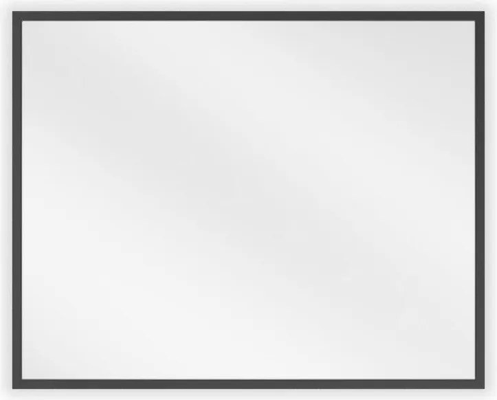 Mexen Loft téglalap alakú fürdőszobai tükör 50 x 40 cm, fekete keret - 9852-050-040-000-70