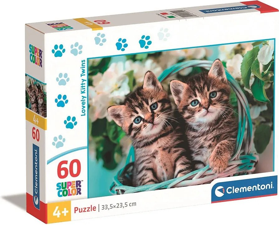 Cicás Lovely Twins 60 db-os puzzle Clementoni