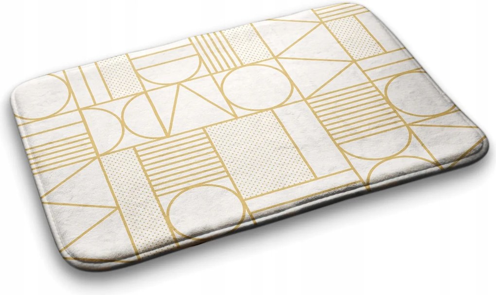 Fürdőszobaszőnyeg Geometrikus minták 75x45