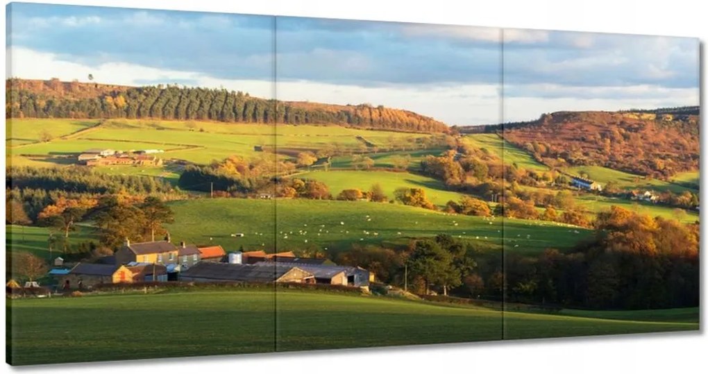 Festmények 120x60 Hegyi völgy