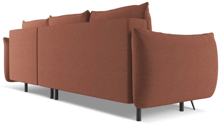 Rózsaszín sarokkanapé (jobb oldali) Malie – Makamii
