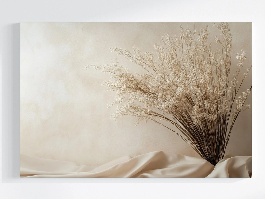 Canvas Vászonkép Szárított Virágok Boho Bézs Minimalizmus 60x40