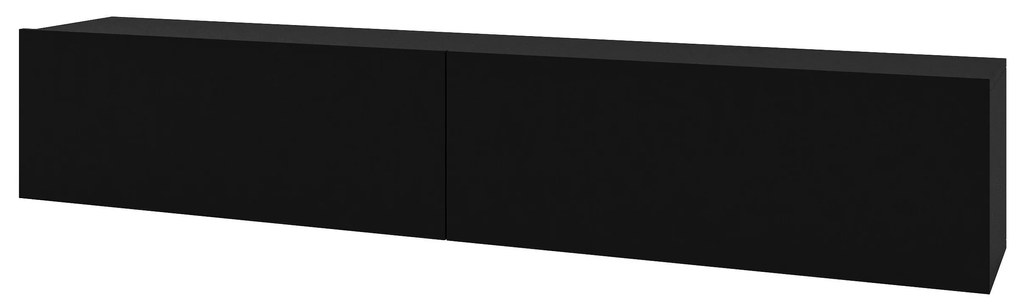 Tv asztal/szekrény Avernic Typ 40 (onyx fekete + wotan tölgy). 1042067