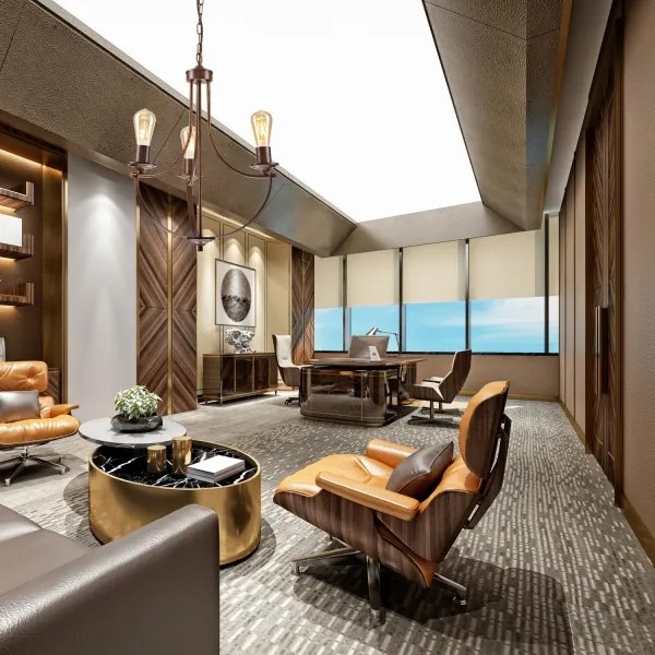 Csillár láncon GINA 3xE27/60W/230V barna