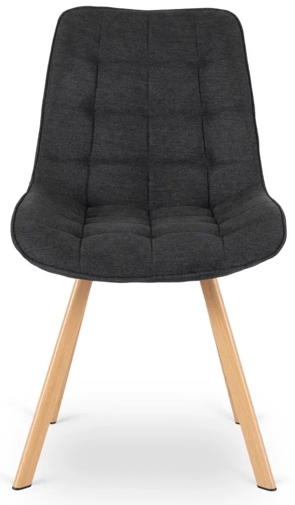 KATHY Kárpitozott Étkezőszék Fekete Színben