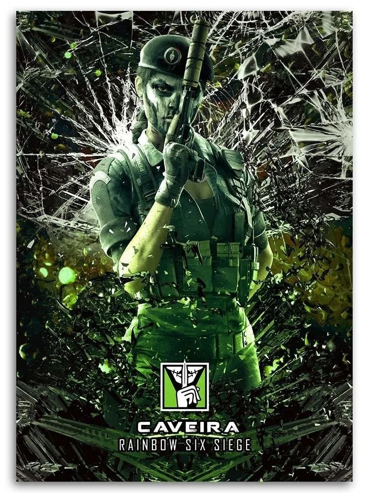 Gario Vászonkép Zöld karakter játszik Rainbow Six Siege - SyanArt Méret: 70 x 100 cm