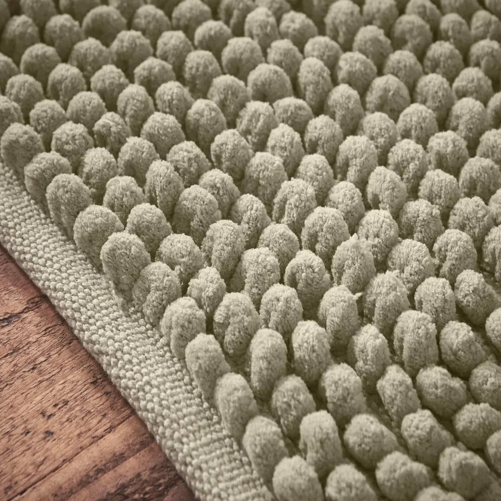 Zöld fürdőszobai kilépő 50x80 cm Aspen Bobble – Bianca