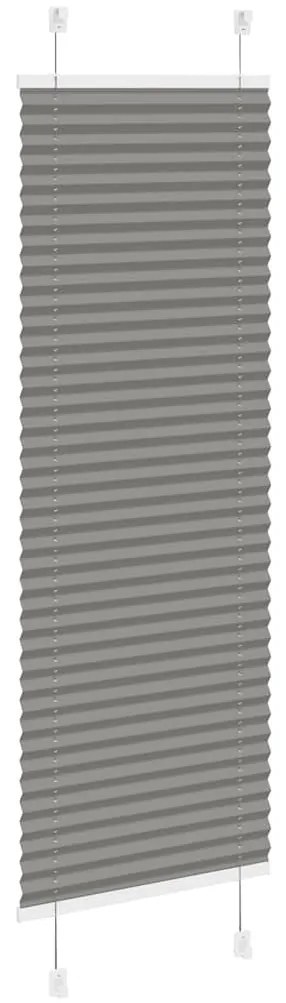pliszírozott redőny antracit 50x150 cm szövetszélesség 49,4 cm