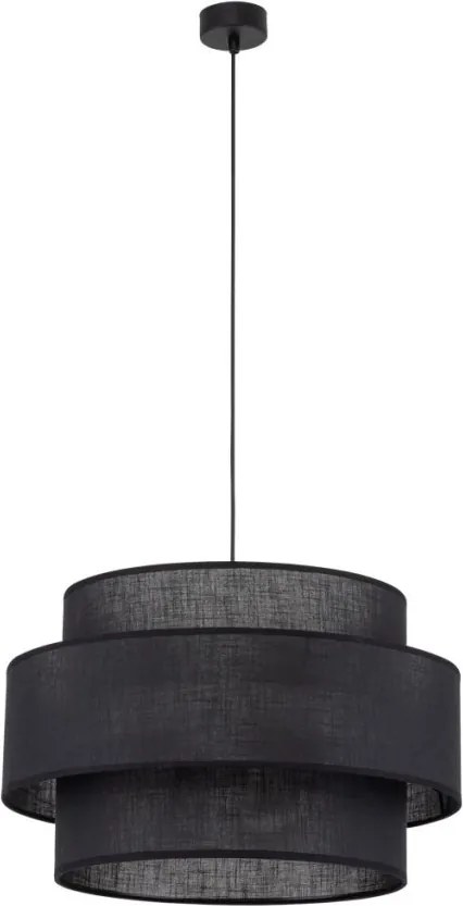 TK LIGHTING 5099 CALISTO Ernyős Függesztett Lámpa Fekete E27 IP20
