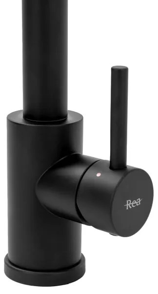 REA-B4820 - COLIN kihúzható zuhanyfejes mosogatócsaptelep, 42,5 cm, fekete