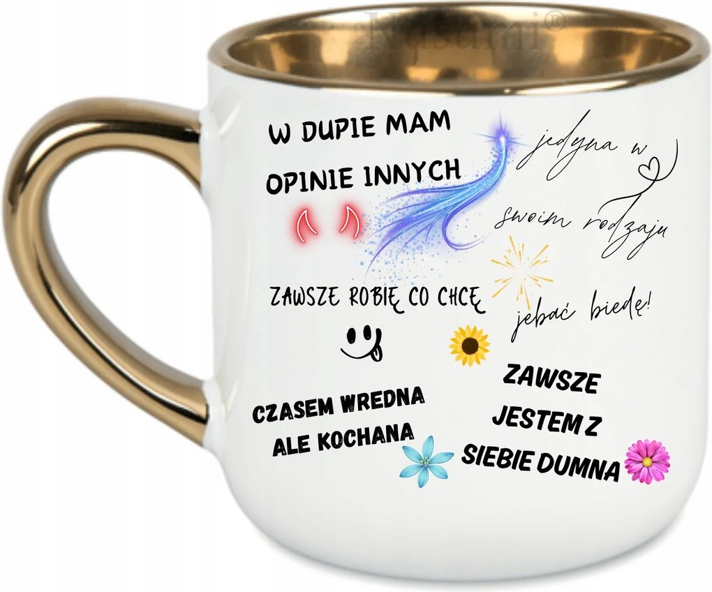 Elegáns bögre „Az én bögrém” 400 Fehér