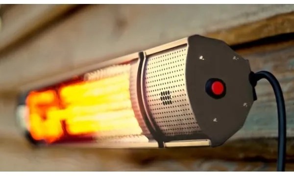 Infravörös fűtő 1000/2000W/230V IP55 + távirányító