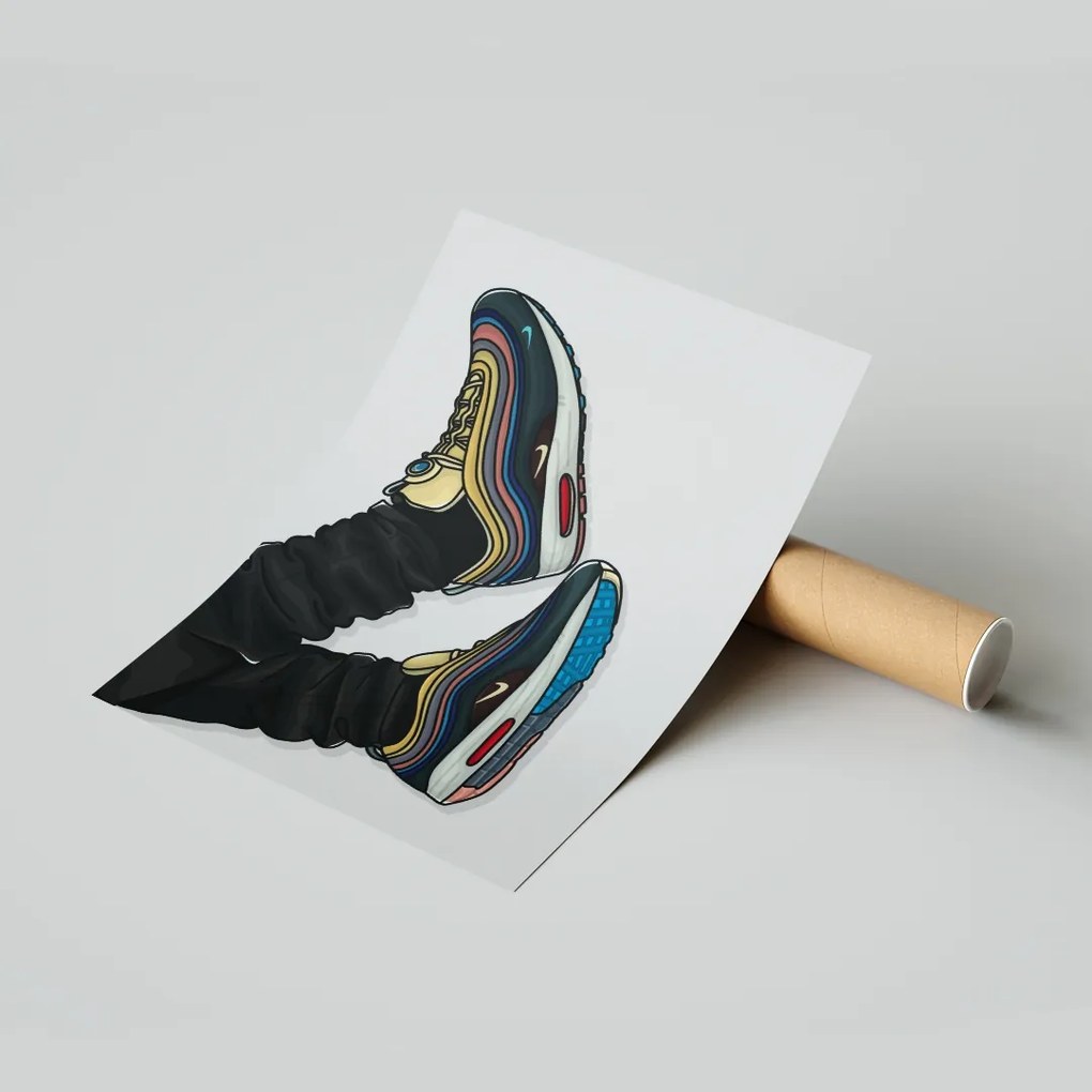 Nike Air Max Wotherspoon Streetwear poszter 30x40 Ajándék ötlet
